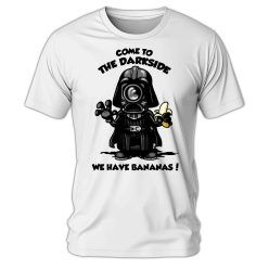 Comes to the darkside, we have bananas! - férfi póló