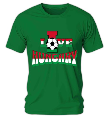 Live Hungary, focis, szurkolói póló - férfi póló