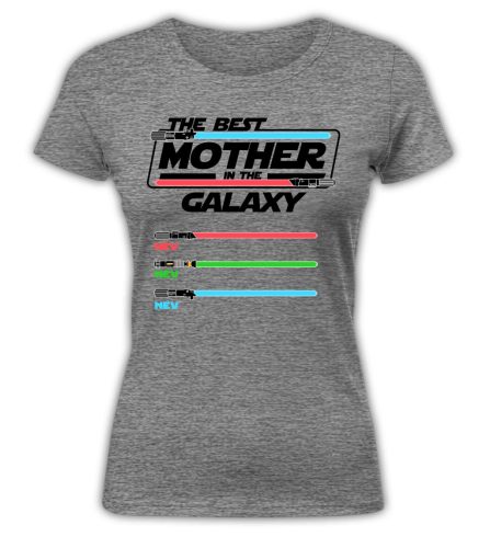 The best Mother in Galaxy gyermek nevekkel, szerkeszthető - női póló