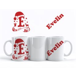   Karácsonyi saját neves bögre, kezdőbetűvel és teljes névvel_04