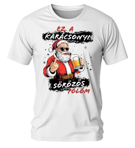 Ez a karácsonyi sörözős pólóm. Karácsonyi póló - férfi póló