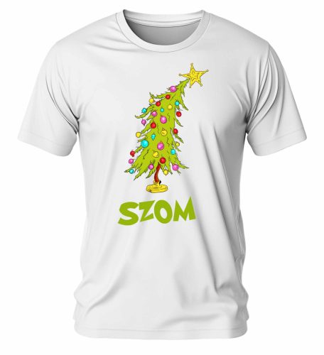 Fa-szom Grincs stílusú. Karácsonyi póló - férfi póló