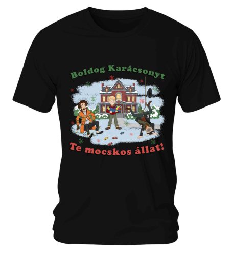 Boldog karácsonyt, Te mocskos állat! Karácsonyi póló - férfi póló