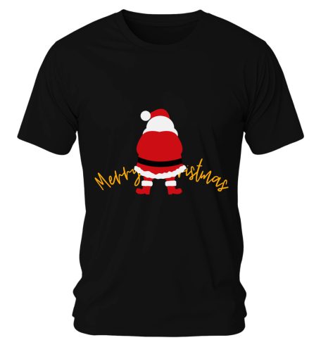 Merry Christmas, pisilő mikulás. Karácsonyi póló - férfi póló