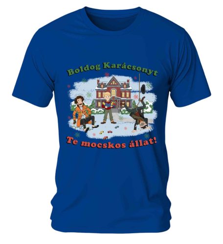 Boldog karácsonyt, Te mocskos állat! Karácsonyi póló - férfi póló