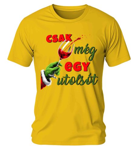 Csak még egy utolsót 01. Karácsonyi póló - férfi póló