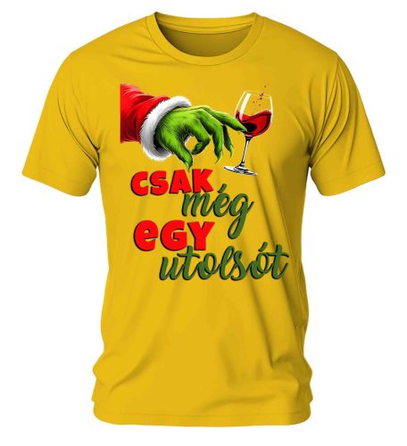 Csak még egy utolsót 02. Karácsonyi póló - férfi póló