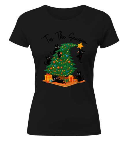 Tis the season, Cicás. Karácsonyi póló - női póló