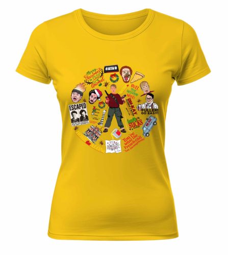 Reszkessetek betörők montázs. Karácsonyi póló - női póló