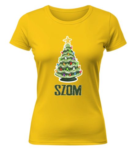 Fa-szom V1. Karácsonyi póló - női póló
