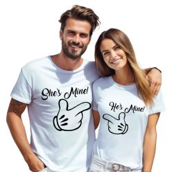 She's Mine/He's Mine - páros póló