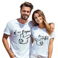 Ő az enyém/Én az övé vagyok - páros póló