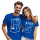Mr/Mrs gyűrűsujj bemutatós, évszámos - páros póló