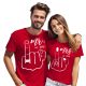 Mr/Mrs gyűrűsujj bemutatós, évszámos - páros póló
