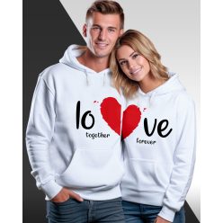 Love together/forever - páros pulcsi