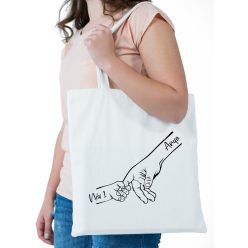 Gyermek kezek nevekkel - vászontáska