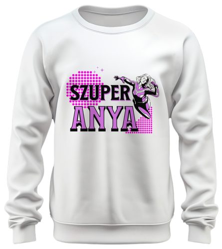 Szuper Anya - unisex kapucnis pulóver