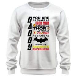 Daddy superhero - unisex pulóver