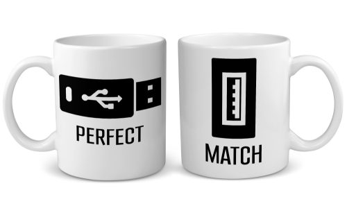 USB perfect match - páros bögre