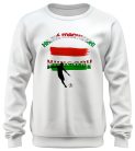 Hajrá Magyarok! foci drukker - unisex szurkolói pulóver