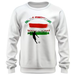 Hajrá Magyarok! foci drukker - unisex szurkolói pulóver
