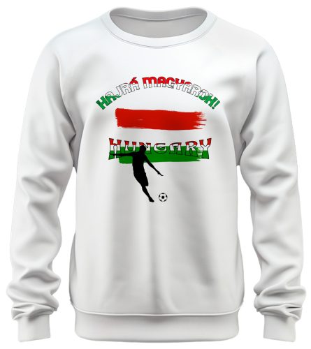 Hajrá Magyarok! foci drukker - unisex szurkolói pulóver