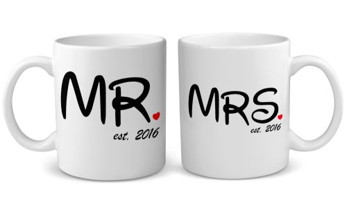 Mr/Mrs - páros bögre