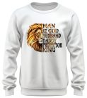 Man of God, Husband, Daddy, Protector, King - unisex pulóver