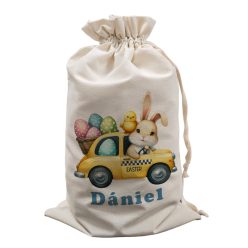 Húsvéti tojásgyűjtő zsák, taxis 02