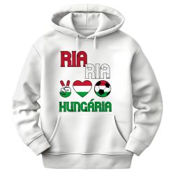   Ria Ria Hungária, foci drukker - unisex szurkolói kapucnis pulóver