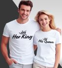 Her King/His queen - páros póló