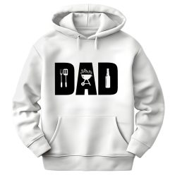 Dad, grill - unisex kapucnis pulóver