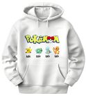 Pokemom gyermek nevekkel - unisex kapucnis pulóver