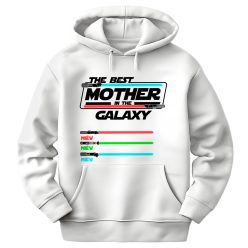   The Best Mother in the Galaxy, gyermek nevekkel (StarWars version) - unisex kapucnis pulóver