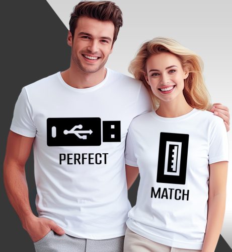 USB perfect match - páros póló