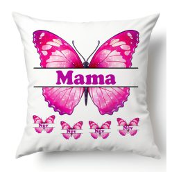 Mama pillangó, gyermek nevekkel - párnahuzat