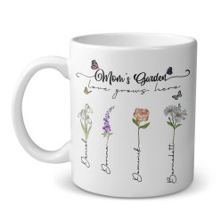 Moms garden, gyermek nevekkel - bögre