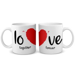 Love together/forever - páros bögre