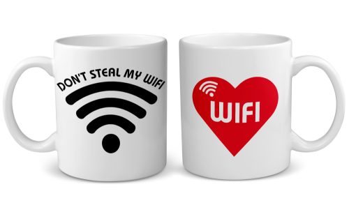 Don't steal my wifi - páros bögre