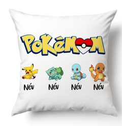 Pokemom gyermek nevekkel - párnahuzat
