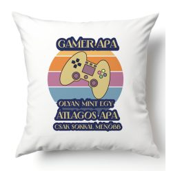 Gamer apa - párnahuzat
