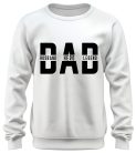 Dad, Husband, Hero, Legend - unisex pulóver