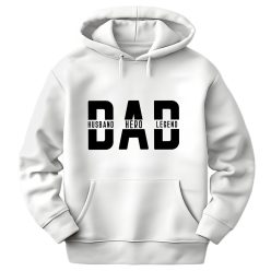 Dad, Husband, Hero, Legend - unisex kapucnis pulóver