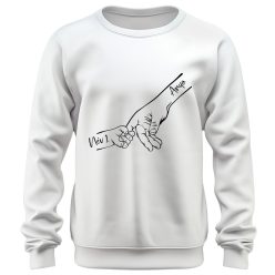 Gyermek kezek nevekkel - unisex pulóver