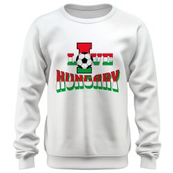 Live Hungary, foci drukker - unisex szurkolói pulóver